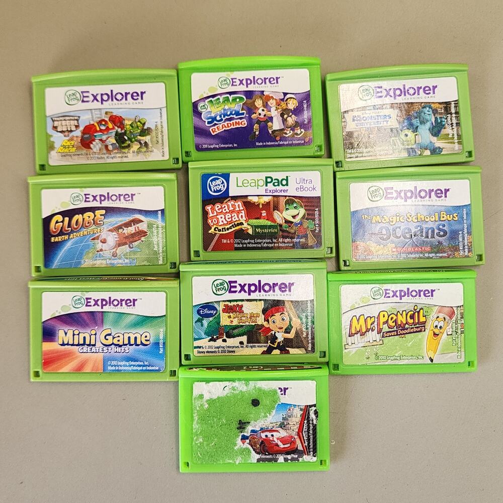 10 Leap Frog LeapPad Explorer Learning Game lot  1 2 3 XDI Ultra Ultimate